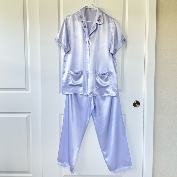 Vintage 1970’s Lilac Pajama Set - Picture 1 of 15